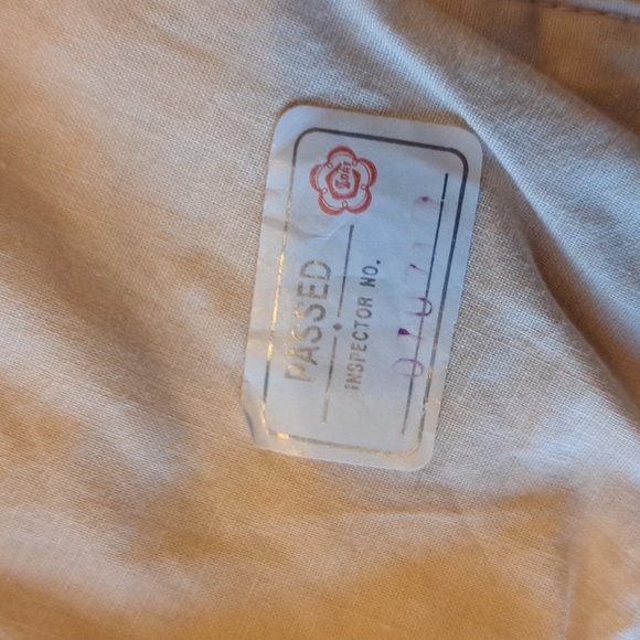 Vintage 100% cotton Handmade Crochet IvoryLace  Sham Cover / Home Decor - Picture 5 of 6